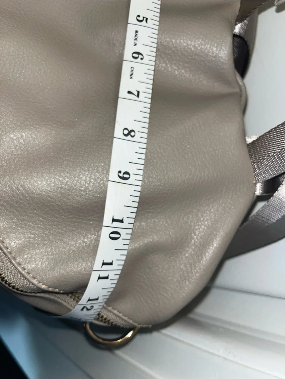 Miss Fong Women's Neutral Taupe Baby Bag Backpack Tote